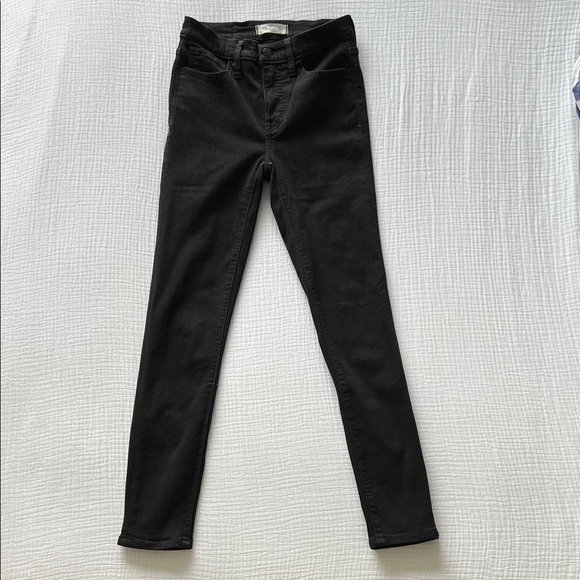 LIKE NEW • Madewell Roadtripper Skinny Jeans in Bennett Black • Women’s Size 25 - Picture 3 of 16